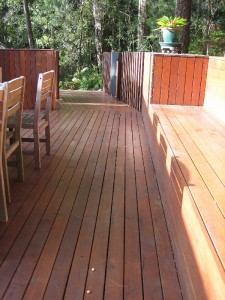 Decks with Integrated seating