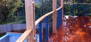 Curved Timber Handrail