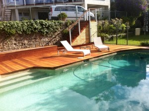 Pool Deck with Day Bed