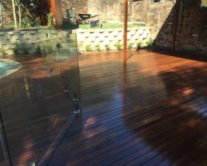 Deck with Glass Handrail | Decks